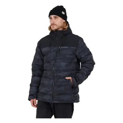 Pánska bunda FUNDANGO Passat Padded Jacket-893-black camouflage