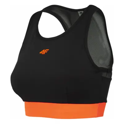 Női edző sportmelltartó 4F SPORTS BRA-H4Z20-STAD011-70S-ORANGE