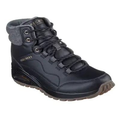 Női téli bokacsizma SKECHERS Uno Rugged black black