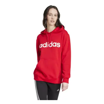 Dámska mikina s kapucňou ADIDAS W LIN FT HD-IY9187-Red