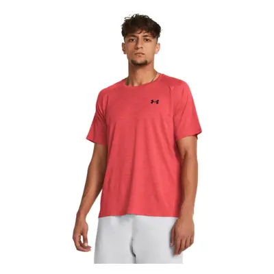 Rövid ujjú férfi edzőing UNDER ARMOUR UA Tech Textured SS-RED