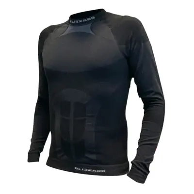 Férfi termikus póló hosszú ujjal BLIZZARD Essential mens long sleeve, anthracite