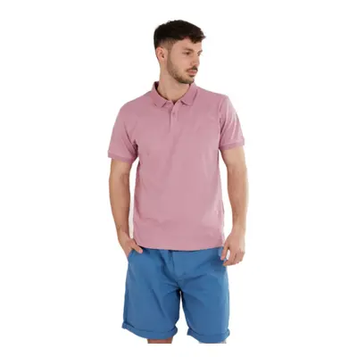 Rövid ujjú férfi póló FUNDANGO Incognito Mono Poloshirt-345-raspberry