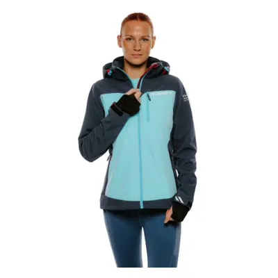 Női túra softshell kabát EVERETT ShellQa jckt W blue