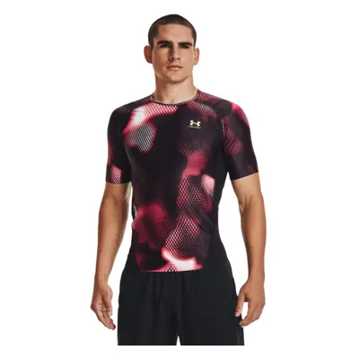 Férfi kompressziós póló rövid ujjal UNDER ARMOUR UA IsoChill Prtd Comp SS-BLK-1374077-001