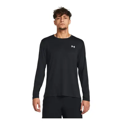 Pánske tréningové tričko s dlhým rukávom UNDER ARMOUR UA LAUNCH LONGSLEEVE-BLK