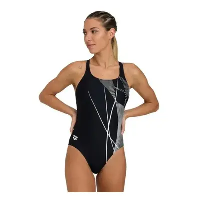 Női úszó egyrészes fürdőruha ARENA WO BRANCH SWIMSUIT SWIM PRO BACK