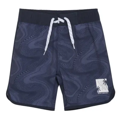 Fiú fürdőruha COLOR KIDS Swim Long Shorts, AOP, vintage indigo