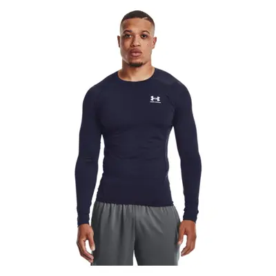 Hőszigetelt, hosszú ujjú kompressziós férfi póló UNDER ARMOUR UA HG Armour Comp LS-NVY