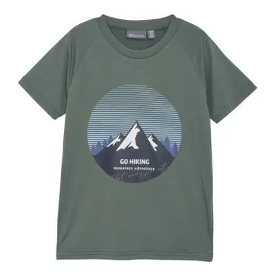 Fiú rövid ujjú póló COLOR KIDS T-shirt W. Print - S S, dark forest