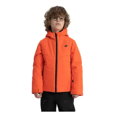 Fiú síkabát 4F JUNIOR TECHNICAL JACKET-JAW23TTJAM298-70S-ORANGE