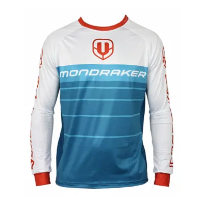 Hosszú ujjú kerékpáros mez MONDRAKER Enduro Trail Jersey long, petrol white red