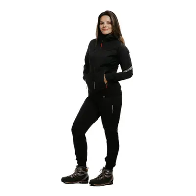 Dámska turistická softshellová bunda NORTHFINDER DONNA-269-black