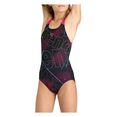 Lány úszó egyrészes fürdőruha ARENA GALACTIC SWIMSUIT SWIM PRO BACK