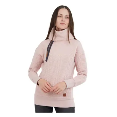 Női kapucnis pulóver FUNDANGO Aliz Pullover-320-rose