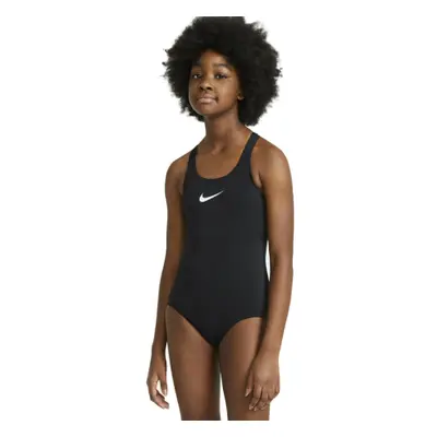 Lány úszó egyrészes fürdőruha NIKE SWIM RACERBACK ONE PIECE BLACK