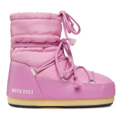 Lányok alacsony téli csizma MOON BOOT Light Low Nylon Jr pink