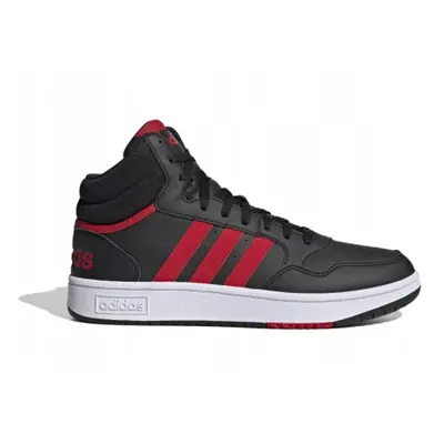 Pánska rekreačná obuv ADIDAS Hoops 3.0 Mid core black better scarlet cloud white