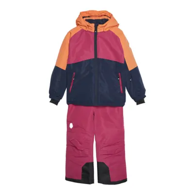 Lányos sídzseki és nadrág szett COLOR KIDS Ski Set - Colorblock, vivacious