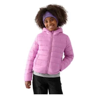 Lány dzseki 4F JUNIOR DOWN JACKET-JWAW24TDJAF449-54S-PINK