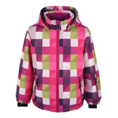 Lány sídzseki COLOR KIDS Ski jacket AOP, AF 10.000, festival fuchsia I