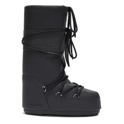 Dámske vysoké zimné topánky MOON BOOT MB ICON RUBBER-N001 BLACK