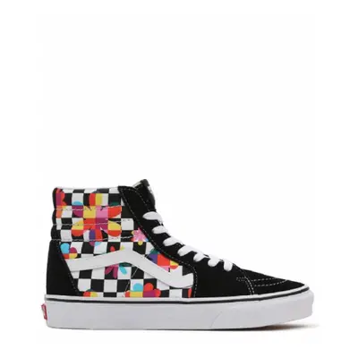 Női járócipő VANS UA SK8-HI (Floral Checkerboard) black true white