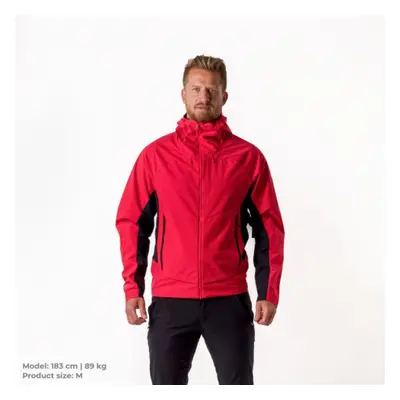 Férfi túra softshell kabát NORTHFINDER PRINCETON BU-3976OR-361-redblack