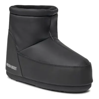 Téli bokacsizma MOON BOOT ICON LOW NOLACE RUBBER, 001 black