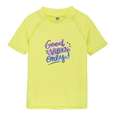 Lány úszó póló COLOR KIDS T-shirt W. Print, limelight