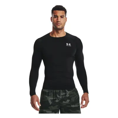 Hőszigetelt, hosszú ujjú kompressziós férfi póló UNDER ARMOUR UA HG Armour Comp LS-BLK