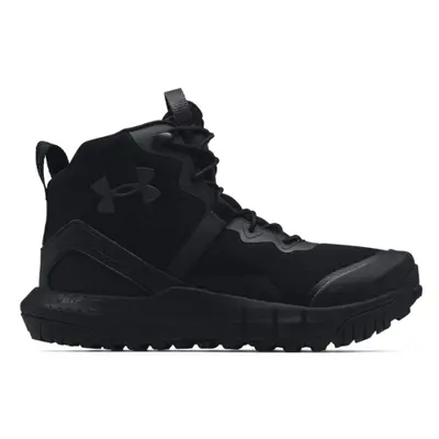 Női boka túracipő UNDER ARMOUR UA W Micro G Valsetz Mid black black jet gray