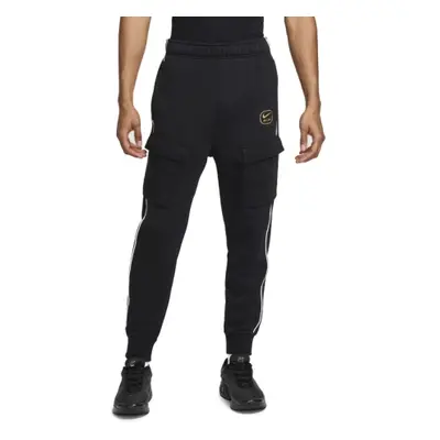 Férfi melegítőnadrág NIKE M NSW SW AIR CARGO PANT FLC BB-010 BLACK METALLIC GOLD