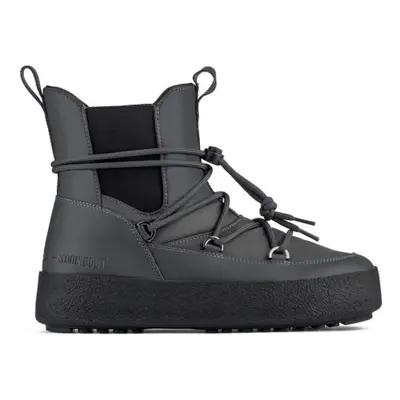 Férfi magas téli csizma MOON BOOT Mtrack Chelsea Rubber dark grey