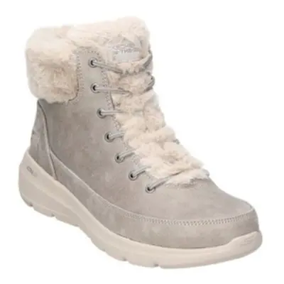 Női téli bokacsizma SKECHERS Glacial Ultra taupe