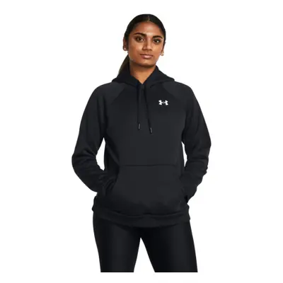 Hőszigetelt, kapucnis női pulóver UNDER ARMOUR UA Armour Fleece Hoodie-BLK