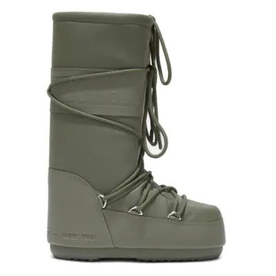 Női magas téli csizma MOON BOOT ICON RUBBER, 002 khaki