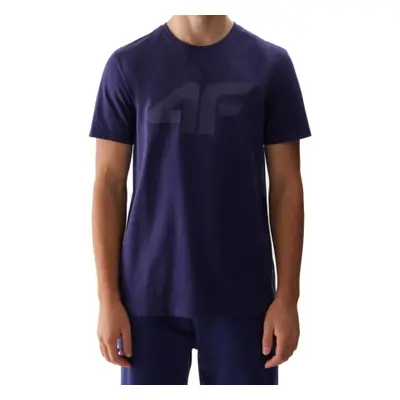 Pánske tričko s krátkym rukávom 4F TSHIRT-4FWSS24TTSHM1155-31S-NAVY