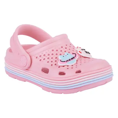 Lányok crocs (rekreációs lábbeli) COQUI Lindo + Amulet baby pink