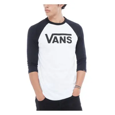 Férfi póló 3 4-es ujjal VANS MN CLASSIC RAGL White Black