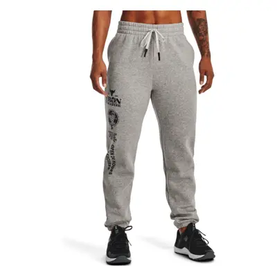 Női nadrágok UNDER ARMOUR PROJECT ROCK UA PROJECT ROCK Hm Gym Flc Pant-GRY