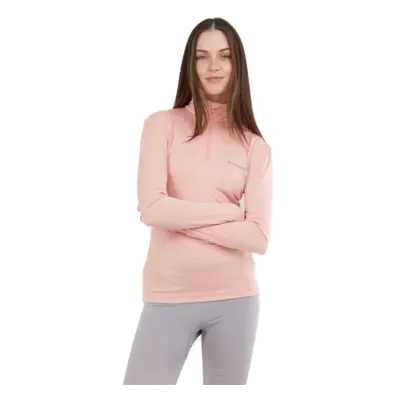 Női termikus póló hosszú ujjal FUNDANGO Yade Baselayer-320-rose