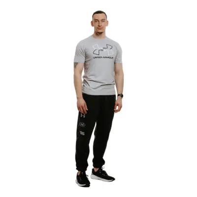 Pánske zateplené tepláky UNDER ARMOUR UA Essential Flc Nov Puddle-BLK