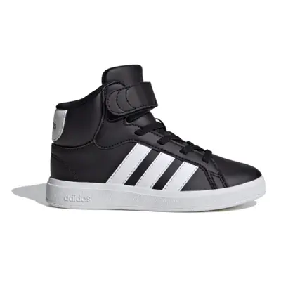 Junior szabadidős lábbelik ADIDAS Grand Court Mid Jr core black cloud white core black