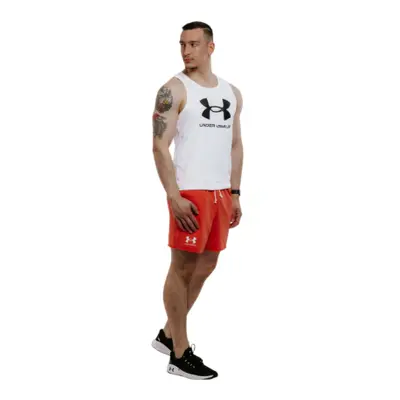 Ujj nélküli férfi póló UNDER ARMOUR UA SPORTSTYLE LOGO TANK-WHT