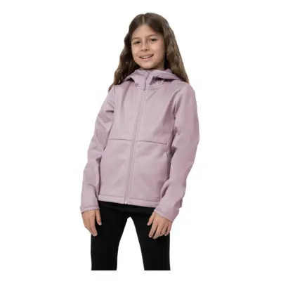 Lány túra softshell kabát 4F JUNIOR SOFTSHELL JACKET F042-52S-LIGHT VIOLET