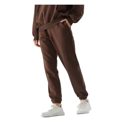 Női nadrágok 4F TROUSERS-AW23TTROF455-81S-BROWN