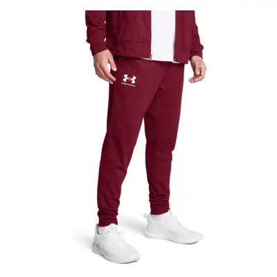 Pánske tepláky UNDER ARMOUR UA Rival Terry Jogger-RED