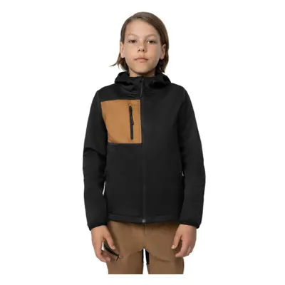 Fiú túra softshell kabát 4F JUNIOR SOFTSHELL JACKET M041-20S-DEEP BLACK