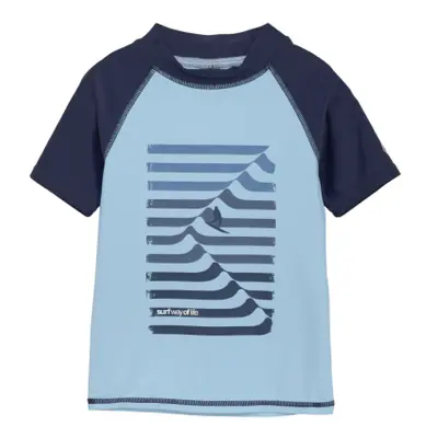 Fiúk úszóing COLOR KIDS T-shirt W Print, cerulean